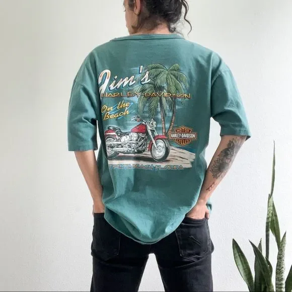 rare 90’s harley davidson st pete beach, florida t-shirt - Picture 2 of 4